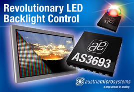 新型高精度LED驅動器AS3693
