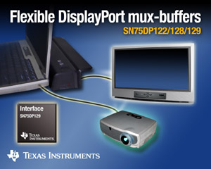 TI新DisplayPort元件提供PC與顯示器所需連結