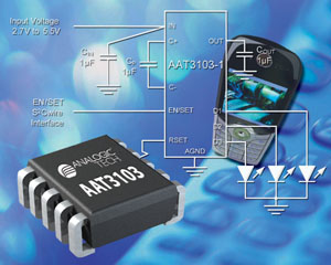 AnalogicTech發表新款電流源白光LED驅動器
