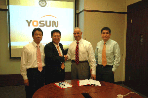 Vishay與Yosun於臺灣臺北的Yosun辦事處舉行簽字儀式(圖片來源:廠商)