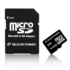 Micro SDHC CLASS 4  8GB容量記憶卡