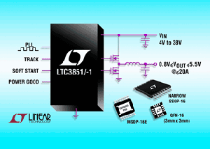 Linear推出新型同步降壓切換穩壓控制器 BigPic:315x225