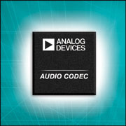 ADI推出高性能可攜式音訊電子產品編解碼器