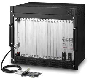 凌華科技推出PCI Express到6U CompactPCI/PXI延伸系統。提升頻寬達110 MB/s，多達七個遠端控制裝置，適用於電信與測試設備。
