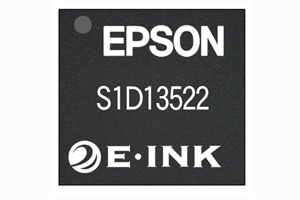 Epson與E Ink發表新電子紙顯示器控制器IC