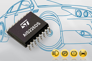 ST推出新高精密汽車智慧型電子系統動作感測器