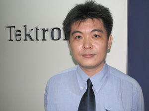 圖為太克資深經銷業務經理吳俊賢。