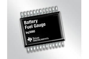 TI推出具保护功能的单芯片电池计量组件 - bq3060。