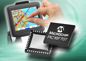Microchip推出mTouch投射電容式觸控感測技術