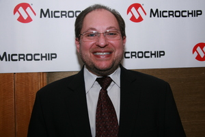 圖為Microchip 先進微控制器架構部門副總裁Mitch Obolsky BigPic:3504x2336