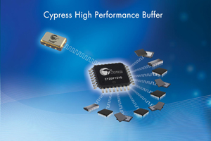Cypress推出最低抖动高效能频率缓冲系列产品