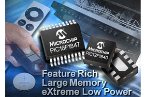 Microchip推出低接腳數、強化型中階8位元PIC微控制器