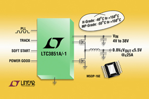 Linear推出宽广输入电压范围降压DC/DC控制器