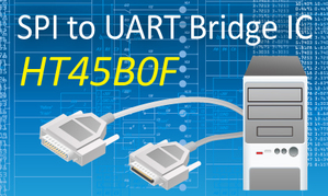 盛群HT45B0F SPI to UART Bridge IC BigPic:417x250