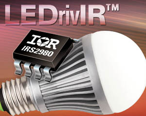 IR全新高電壓LED驅動IC提升LED照明效能