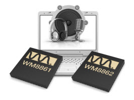 高傳真音訊元件-WM8861和WM8862