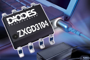Diodes推出額定電壓為25V的同步MOSFET控制器ZXGD3104N8。