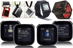 各類廠牌與種類的Android Smart Watch。 BigPic:600x400