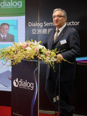 Dialog Semiconductor 执行长Jalal Bagherli。摄影/刘佳惠