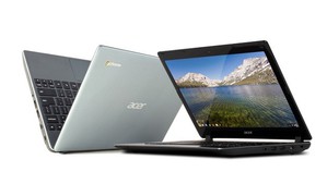 今年廠商相繼推出Chromebook，圖為宏碁的產品。