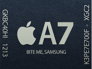 Apple A7行動處理器。 BigPic:528x399