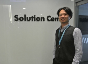 HP企业事业群工业标准服务器事业处资深产品经理郭裕升。（摄影：姚嘉洋）
