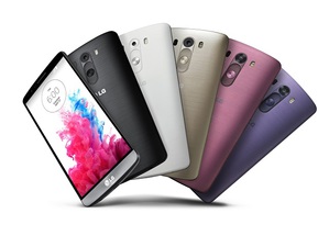 新鲜上市的LG G3打出QHD显示特色，希望成为市场亮点