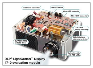 德州儀器DLP LightCrafterTM Display 4710 評估模組