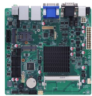 艾讯Intel四核心工业级Mini-ITX工业级主机板MANO842拥有绘图高效能