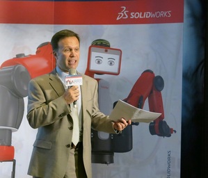 达梭系统SolidWorks执行长Gian Paolo Bassi（摄影：姚嘉洋）