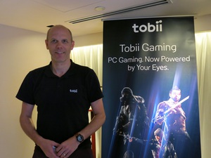 Tobii Tech業務副總裁Peter Tiberg表示，在虛擬實境的應用領域中絕對需要眼動追蹤技術。