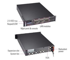 艾訊Intel Purley 2U機架式網路應用平台NA860配備多達66組Gigabit乙太網路埠