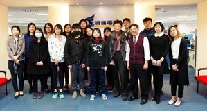 资通电脑企业实习计画相关工作人员与中科大师生合影