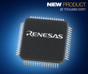 貿澤供貨Renesas Electronics RX130 32位元微控制器，具備最新的多功能低功耗特性。