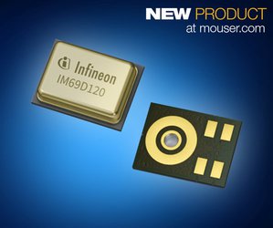 貿澤供應Infineon全新XENSIV MEMS麥克風，可遠距接收語音指令。