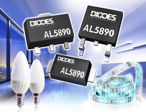 Diodes 推出 400V 線性穩壓器 小型封裝提供穩定LED電流