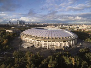 莫斯科盧日尼基奧林匹克體育場大型頂棚。