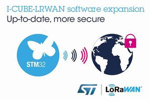 意法半导体更新免费嵌入式软体，强化LoRaWAN的使用体验。