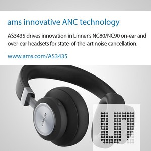Linner  NC80/NC90 藍牙耳機採艾邁斯半導體主動降噪技術