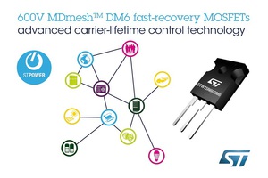 意法半导体推出快速恢复的超接面MOSFET