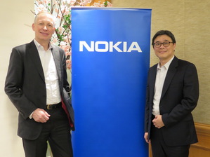 Nokia大中華區總裁馬博策(左)，與台灣總經理劉明達