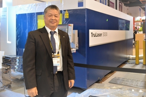 TRUMPF Taiwan业务总经理廖征明进一步表示，TRUMPF研发制造的雷射产生器因为具有高稳定、高效率特性，向来是雷射加工业界的标竿。
