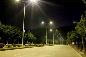 中国是采用LPWA物联网最积极的国家之一，图为路灯的应用现况。