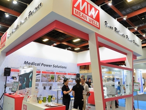 向来擅长开发销售标准电源产品的明纬企业自2000年跨入医疗电源市场至今，已陆续推出多达500多种医疗电源标准机型，
也在今年首度叁与台北国际医疗展。