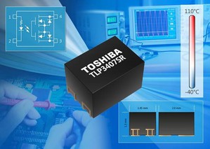 东芝电子元件及储存装置株式会社（东芝）推出新款电压驱动型光继电器 -TLP3407SR，提供更低功耗和业界最小封装尺寸。
