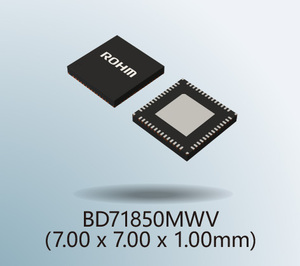 BD71850MWV延长网路音响和工控介面等IoT设备运作时间且缩减体积