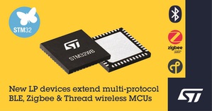 意法半导体（ST）推出STM32WB35和STM32WB30超值产品线，扩大STM32WB双核多协议微控制器（MCU）产品组合
