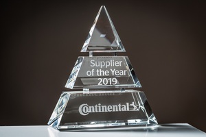 ROHM在德国大陆集团（Continental AG）2019年度供应商表彰中五度获颁「年度最隹供应商」。