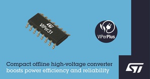 意法半導體VIPerPlus產品家族新增高整合度離線轉換器