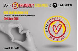 全球首個應急物資加密貨幣E3E地球幣地球日IEO，首推「一對一保護生命」發行。